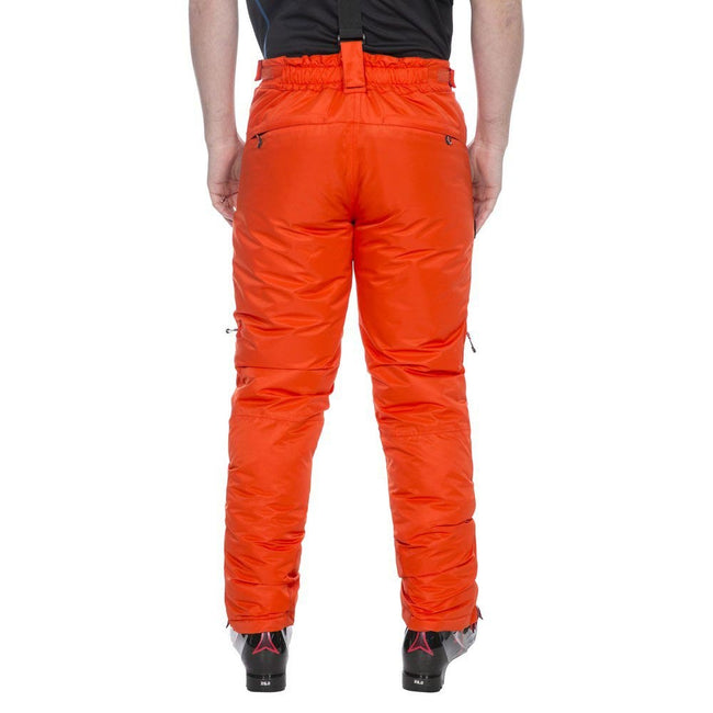 Flame - Back - Trespass Mens Taintfield Ski Trousers