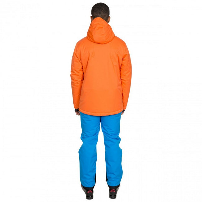 Orange - Side - Trespass Mens DLX Banner Ski Jacket