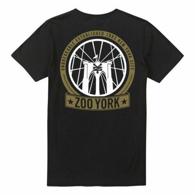 Black - Back - Zoo York Mens Brooklyn Bridge T-Shirt