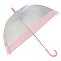 Transparent-Pink - Front - X-Brella Pastel Cage Umbrella