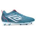 Blue Coral-Plein Air-Geranium - Front - Umbro Mens Tocco 2 Pro Leather Firm Ground Boots