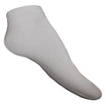 White - Front - Panda Stick Womens-Ladies Bamboo Trainer Liner Socks (Pack Of 3)
