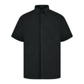 Front - Absolute Apparel Mens Short Sleeved Oxford Shirt