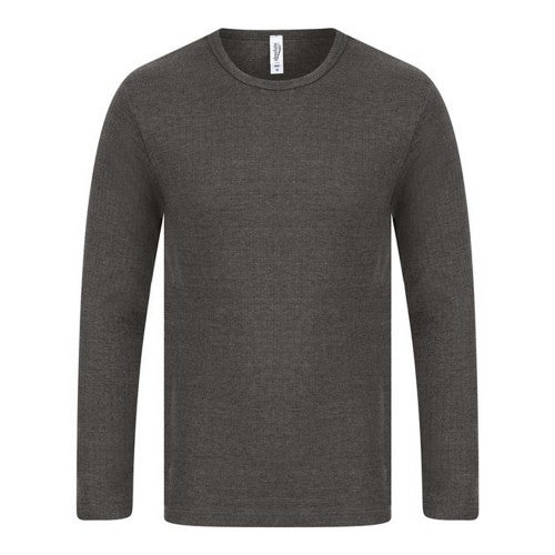 Front - Absolute Apparel Mens Thermal Long Sleeve T-Shirt