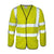 Front - Absolute Apparel Mens Hi Viz Coatlet