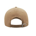 Khaki-Khaki - Back - Atlantis Liberty Sandwich Heavy Brush Cotton 6 Panel Cap