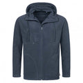 Front - Stedman Mens Active Hooded Fleece Jacket