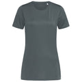 Hawaiian Blue - Front - Stedman Womens-Ladies Active Sports Tee