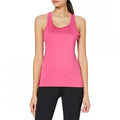 Sweet Pink - Side - Stedman Womens-Ladies Active Poly Sleeveless Sports Vest