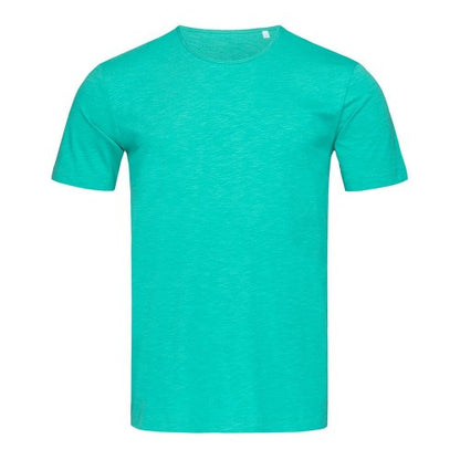 Front - Stedman Stars Mens Shawn Slub Crew Neck Tee