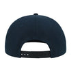 Navy-Red - Back - Atlantis Snap Back Flat Visor 6 Panel Cap (Pack of 2)