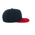 Navy-Red - Lifestyle - Atlantis Snap Back Flat Visor 6 Panel Cap (Pack of 2)