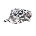 Front - Atlantis Chino Cotton Uniform Military Cap (Pack Of 2)