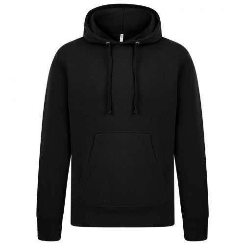 Front - Casual Classics Mens Ringspun Cotton Hoodie
