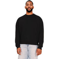Front - Casual Classics Mens Ringspun Cotton Extended Neckline Oversized Sweatshirt