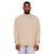 Front - Casual Classics Mens Ringspun Cotton Extended Neckline Tall Oversized Sweatshirt