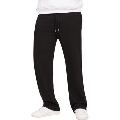 Charcoal - Front - Casual Classics Mens Ringspun Cotton Relaxed Fit Jogging Bottoms