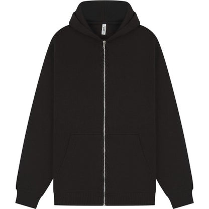 Front - Casual Classics Unisex Adult Core Ringspun Cotton Tall Full Zip Hoodie