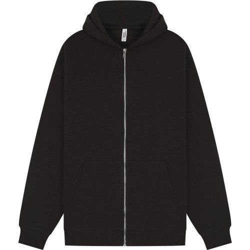 Front - Casual Classics Unisex Adult Core Ringspun Cotton Tall Full Zip Hoodie