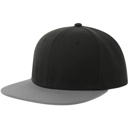 Front - Atlantis Contrast Sustainable Flat Peak Snapback Cap