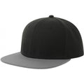 Front - Atlantis Contrast Sustainable Flat Peak Snapback Cap