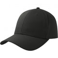 Front - Atlantis Unisex Adult Pitch 6 Panel Flexible Stretch Fitted Baseball Cap