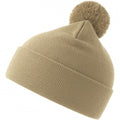 Front - Atlantis Unisex Adult Wind S Pom Pom Recycled Double Skin Cuffed Beanie