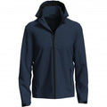 Front - Stedman Mens Lux Hooded Soft Shell Jacket