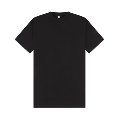 Front - Casual Classics Unisex Adult Combed Ringspun Cotton Extended Neckline Oversized T-Shirt