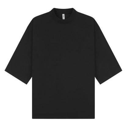 Front - Casual Classics Unisex Adult Combed Ringspun Cotton Extended Neckline Oversized Short-Sleeved T-Shirt
