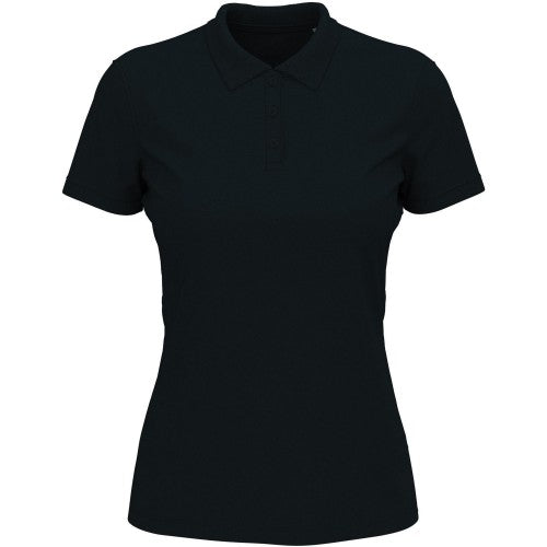 Front - Stedman Womens/Ladies Lux Cotton Polo Shirt
