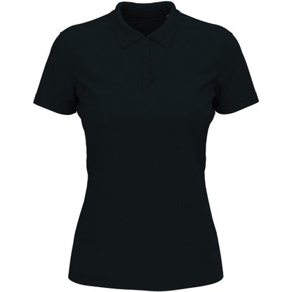 Front - Stedman Womens/Ladies Lux Cotton Polo Shirt