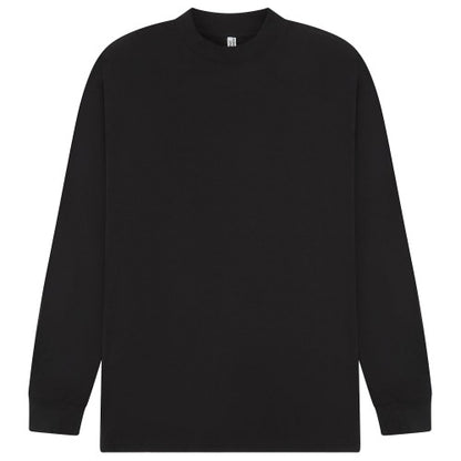 Front - Casual Classics Unisex Adult Extended Neckline Tall Oversized Long-Sleeved T-Shirt