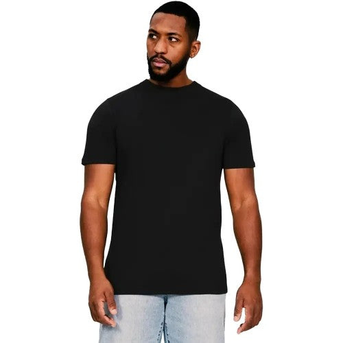 Front - Casual Classics Unisex Adult Core Combed Ringspun Cotton Tall T-Shirt