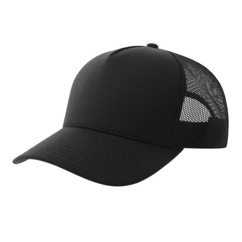 Front - Atlantis Headwear Unisex Adult Rapper Jersey-S 5 Panel Recycled Structured Trucker Cap