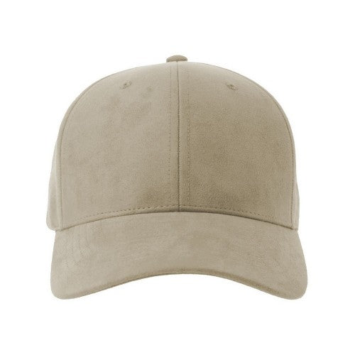 Front - Atlantis Headwear Unisex Adult Fam-S 6 Panel Suede Structured Baseball Cap