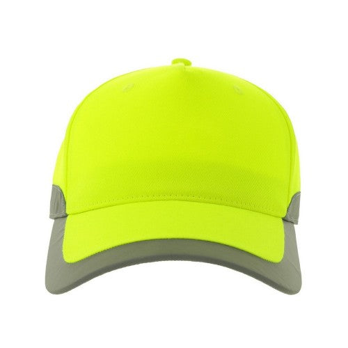 Front - Atlantis Headwear Unisex Adult Helpy-S Reflective Structured Baseball Cap