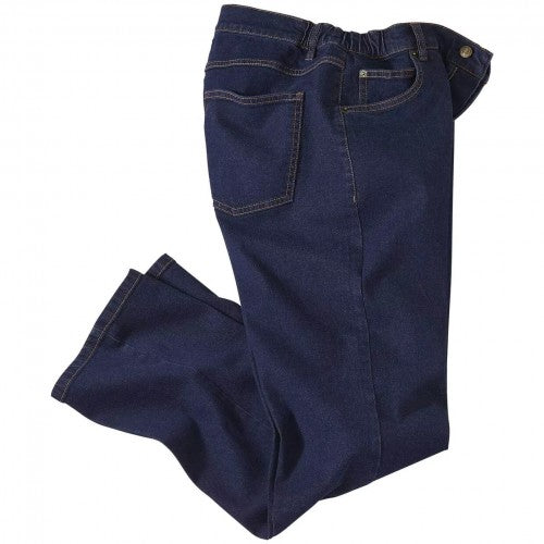 Front - Atlas For Men Mens Part Elasticated Jeans