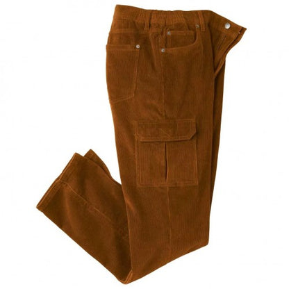 Front - Atlas For Men Mens Corduroy Cargo Trousers