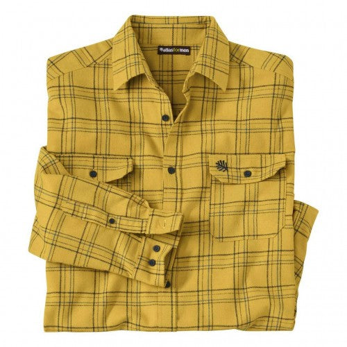 Front - Atlas For Men Mens Checked Flannel Shirt