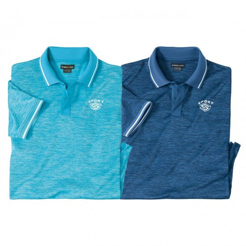 Front - Atlas For Men Mens Polo Shirt (Pack of 2)