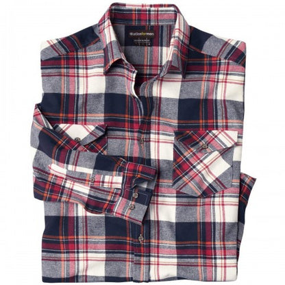 Front - Atlas For Men Mens Checked Flannel Shirt