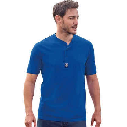 Front - Atlas For Men Mens Henley T-Shirt (Pack of 3)