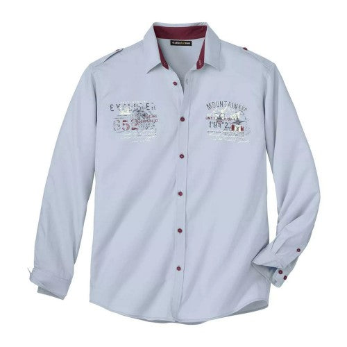 Front - Atlas For Men Mens Pilot Shirt