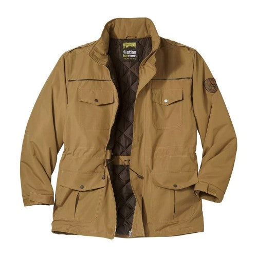 Front - Atlas For Men Mens High Protection Water Repellent Parka