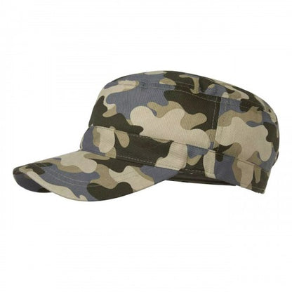 Front - Atlas For Men Mens Camouflage Flat Cap
