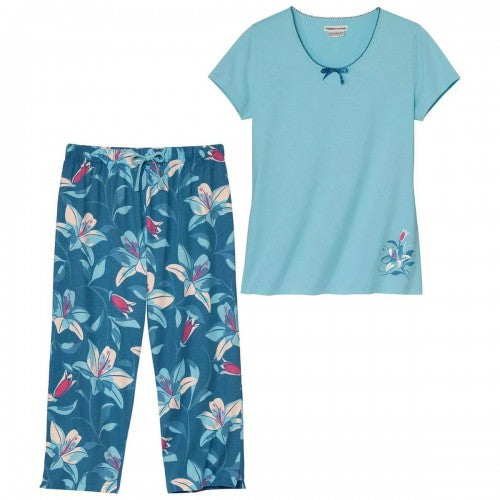 Front - Atlas for Women Womens/Ladies Lily Cotton Pyjama Set