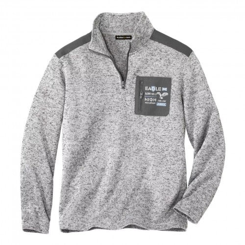 Front - Atlas For Men Mens Mottled Brushed Fleece Jumper
