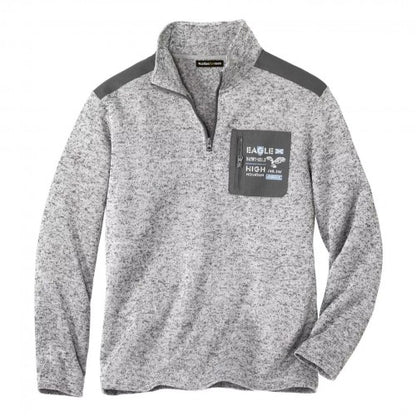 Front - Atlas For Men Mens Mottled Brushed Fleece Jumper