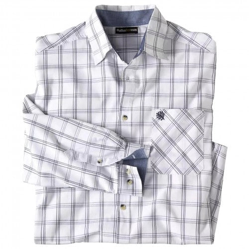 Front - Atlas For Men Mens Checked Poplin Shirt